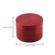 thumbnail image 2 of Máquina de pulir de aleación de zinc Molinillo de hierbas de pantalla fina Filtro de especias de molienda suave Rojo Vogacara HA6962-03B, 2 of 6
