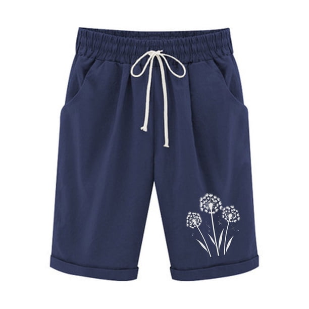 Cordón de Impresión de la Cintura Elástica Casual, Pantalones de Pijama para el Hogar, la Playa, la Ropa de Dormir Y el Uso Diario