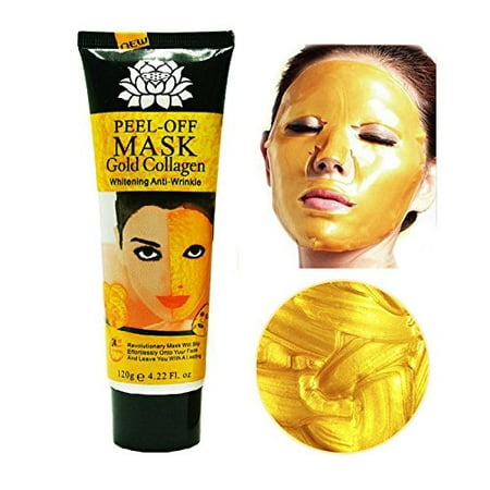 24k Gold Collagen Peel-off Facial Mask Whitening Anti-Wrinkle Face Masks Skin Care Face Lifting Firming