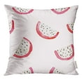 thumbnail image 1 of RYLABLUE Dragon Rose avec Fruit Pitaya Tranche Blanche Housse de Coussin Exotique, 1 of 1