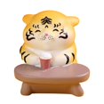 thumbnail image 1 of GROWTH TANK Novelty Small Tiger Figurine Resin Crafts Model for Tabletop Home Office Collection D, 1 of 8