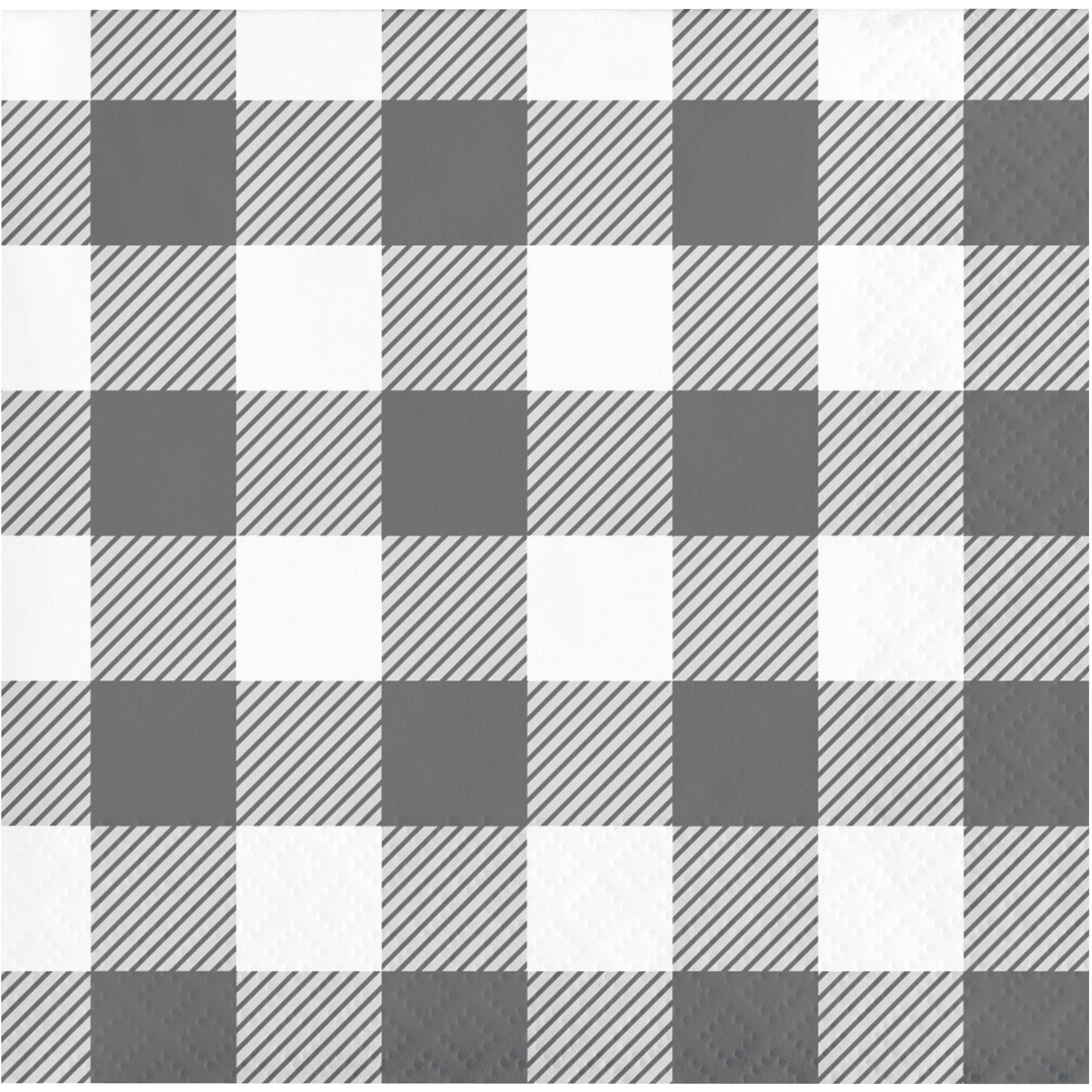 Creative Converting 50 Count Beverage Napkins Red Gingham