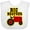AA-White, variant on Inktastic Red Tractor Big Brother Boys Baby Bib