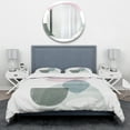 thumbnail image 2 of Designart 'Distressed Dream I' Geometric Duvet Cover Set, 2 of 4