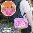 thumbnail image 3 of Bentology Lunch Box for Girls - Kids Insulated Lunch Box Tote Bag - Watercolor Flowers, 3 of 6