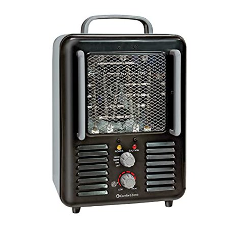 Comfort Zone CZ798BK Utility Milkhouse Portable Heater with Thermostat,  Black | Walmart Canada