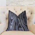 thumbnail image 2 of Plutus Swiss Marble Blue Luxury Throw Pillow, 2 of 3