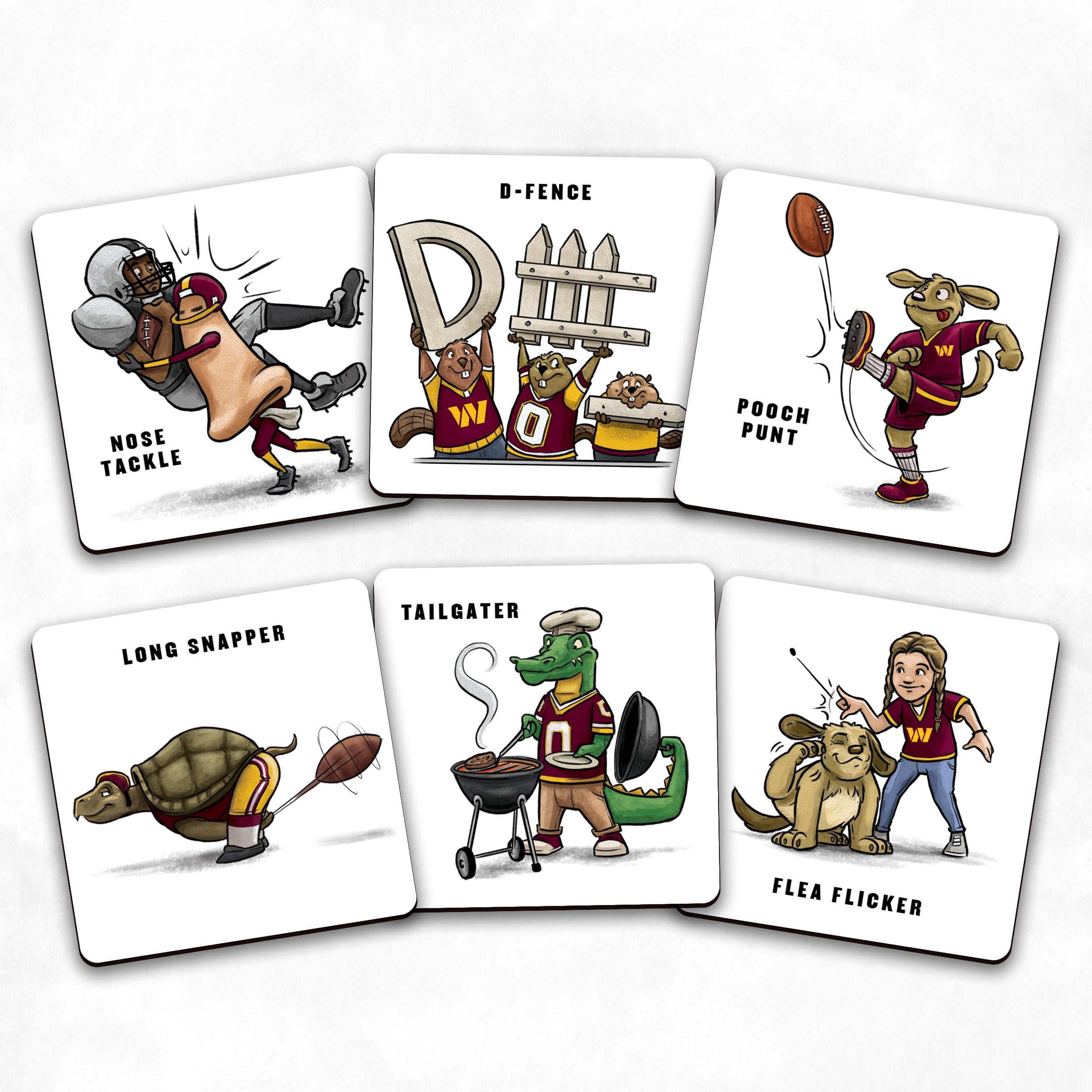 YouTheFan NFL Washington Commanders Memory Match Game