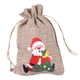 thumbnail image 1 of Bolsas Navideñas De Yute Y Lino, Bolsas De Regalo Con Cordón De Yute Y Lino Para Dulces Y Obsequios Navideños, 1 of 5