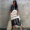 thumbnail image 1 of Mujeres impresas Kaftan Beachwear Strapless Suncreen Bikini Cover Up, 1 of 2
