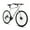 Silver, variant on HILAND 700C Road Hybird Bike, 21 speeds Urban City Commuter Bicycle for Men Women Adult Comfortable Bicycle, Black
