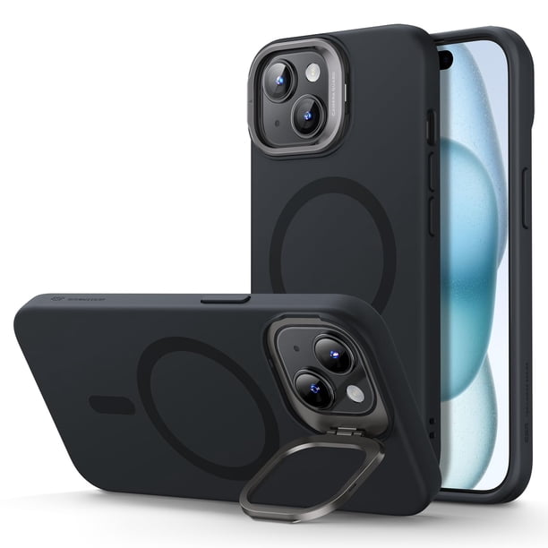 Funda ESR para iPhone 15 Plus con soporte MagSafe negra