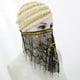 thumbnail image 5 of Velo Facial Triangular de Gasa Ajustable con Lentejuelas Pañuelo para Danza de Negro, 5 of 7