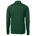 thumbnail image 3 of Men's Cutter & Buck  Hunter Green Ivy League DryTec Adapt Eco Knit Stretch Recycled Quarter Zip Pullover, 3 of 3