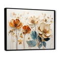 thumbnail image 2 of Designart "Yellow Botanical composition II" Abstract Botanicals Floater Framed Wall Art Print, 2 of 7