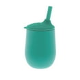 thumbnail image 1 of Nûby™ Silicone Sipper First Training Toddler Cup, 100% Silicone with TOUCH FLOW™ Straw - Aqua, 1 of 7