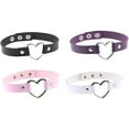 thumbnail image 1 of XISOBO Collar Heart Necklace Necklace Set, 4 pieces, 1 of 5