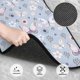 thumbnail image 3 of Balery Blue Butterfly Juego de 4 Alfombrillas para Auto, Revestimientos de Caucho Resistente, Diseño Antideslizante, 3 of 7
