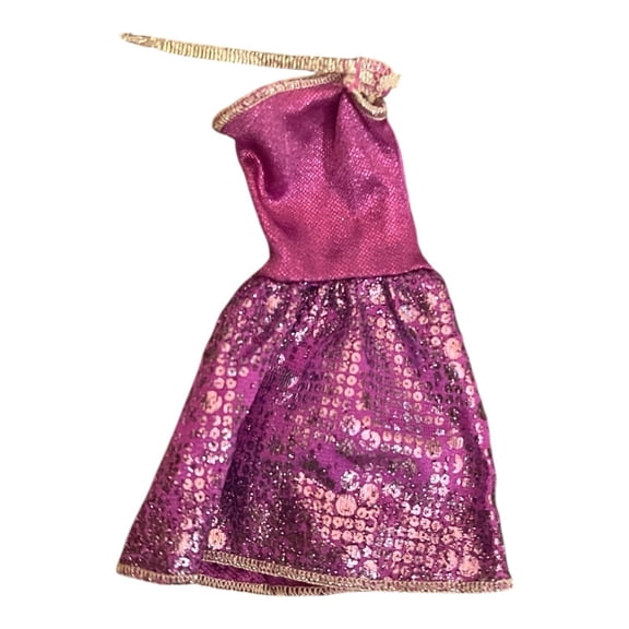 2014 Glitz Doll PURPLE DRESS ONLY #T7580 Doll Clothing
