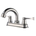 thumbnail image 1 of Llave Mezcladora Baño Lavabo Alfa  Cromado de Acero Inoxidable Manerales Rehilete, 1 of 4