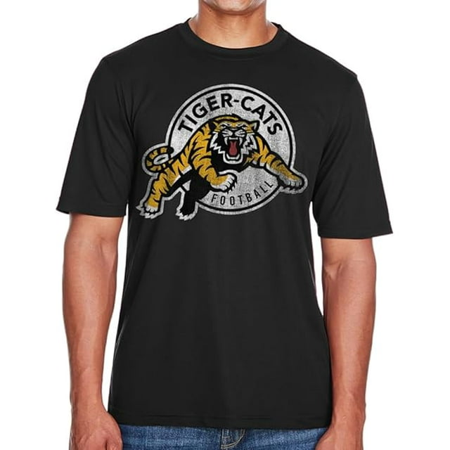 CFL Hamilton Tiger Cats Logo Noir Petit T-Shirt