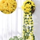 thumbnail image 3 of Cortinas de pared de flores de seda violeta - enredaderas artificiales de 85 cm con flores de 5 cm para decoración del hogar y la boda, 3 of 3