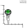 thumbnail image 2 of 4 1/5 Carat T.G.W. Chrome Diopside And Black & White Diamond Accent Sterling Silver 3-Piece Jewelry set, 2 of 7