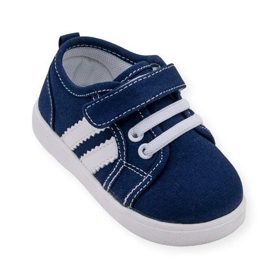 Wee Squeak Andy Navy Tennis Shoe Size: 3, Color: Navy