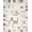 Beige Gray White, Pattern 10, variant on ODIKA 4'x6' Beige Neutral Contemporary Geometric Grid Abstract Tan Ivory Washable Area Rug None for Dorm Room, Small Living Stain Resistant Low Profile, Easy Care