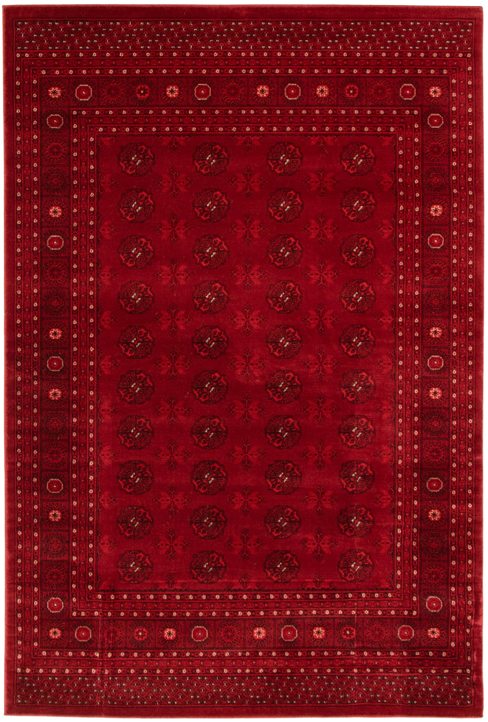 2'11 x 5'1 eCarpet Gallery 328452 Red Area Rug Bordered 