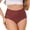 Brick Red, variant on Women's Seamless High Waist Panties Breathable Gusset No Show Underwear Comfortable Everyday Wear