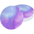 thumbnail image 2 of Car Coasters 2 PCS Stone Cup Holder Sweet Pastel Color Absorbent Ceramic Car Cup Coasters Universal Vehicle Non-Slip Car Cup Holder Coaster, 2 of 6