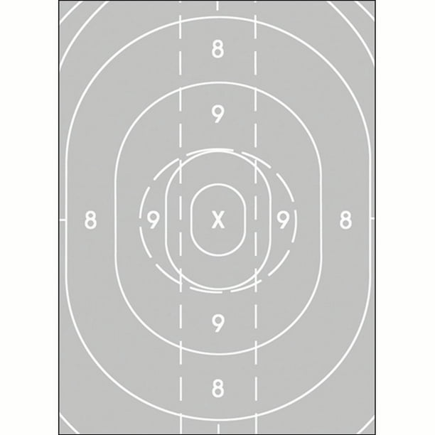 100 Pcs Of Indiana Law Enforcement Academy B 27 Target Repair Center Color Gray Size 13 5 X 19 Walmart Com