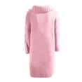thumbnail image 5 of Women‘s Long Large Classic Cardigans Cable Knit Hood Sweater Oversized Button Duster Coat with Pocket 2024, 5 of 5