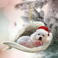 thumbnail image 2 of Dog Pendant Decorative Santa Hat Creative Anti-crack Christmas Tree Pendant, 2 of 4