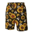 thumbnail image 5 of Naloa Sunflowers And Bww Men's Beach Shorts, Surfing shorts, Swim trunks, Quick Dry Swim Trunks for Surfing Beach Fun - Large, 5 of 9
