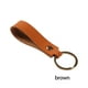 thumbnail image 4 of Bewildely Llavero Colgante de cuero Accesorio de cuerda para automóvil Unisex Cartera informal simple Correa hecha a mano Moda de moda Artesanía Marrón Bewildely HA073876-06, 4 of 6
