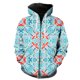 thumbnail image 1 of Sudadera con capucha y cremallera para hombre, estilo nacional retro, unisex, divertida, con estampado 3D, estilo Harajuku, manga larga, 1 of 6