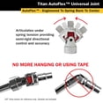 thumbnail image 4 of Juego de enchufes Titan 85505, junta universal Auto Flex de 3 piezas, 4 of 4