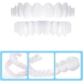 thumbnail image 3 of 2 Pairs Instant Smile Cosmetic Teeth Comfort Superior e Inferior Reutilizable para Adultos Blanqueamiento de la Dentadura, 3 of 5