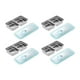 thumbnail image 1 of 4 piezas de acero inoxidable, contenedor para refrigerios, reutilizable, caja bento con doble compartimento para el trabajo, la escuela, al a, 1 of 9