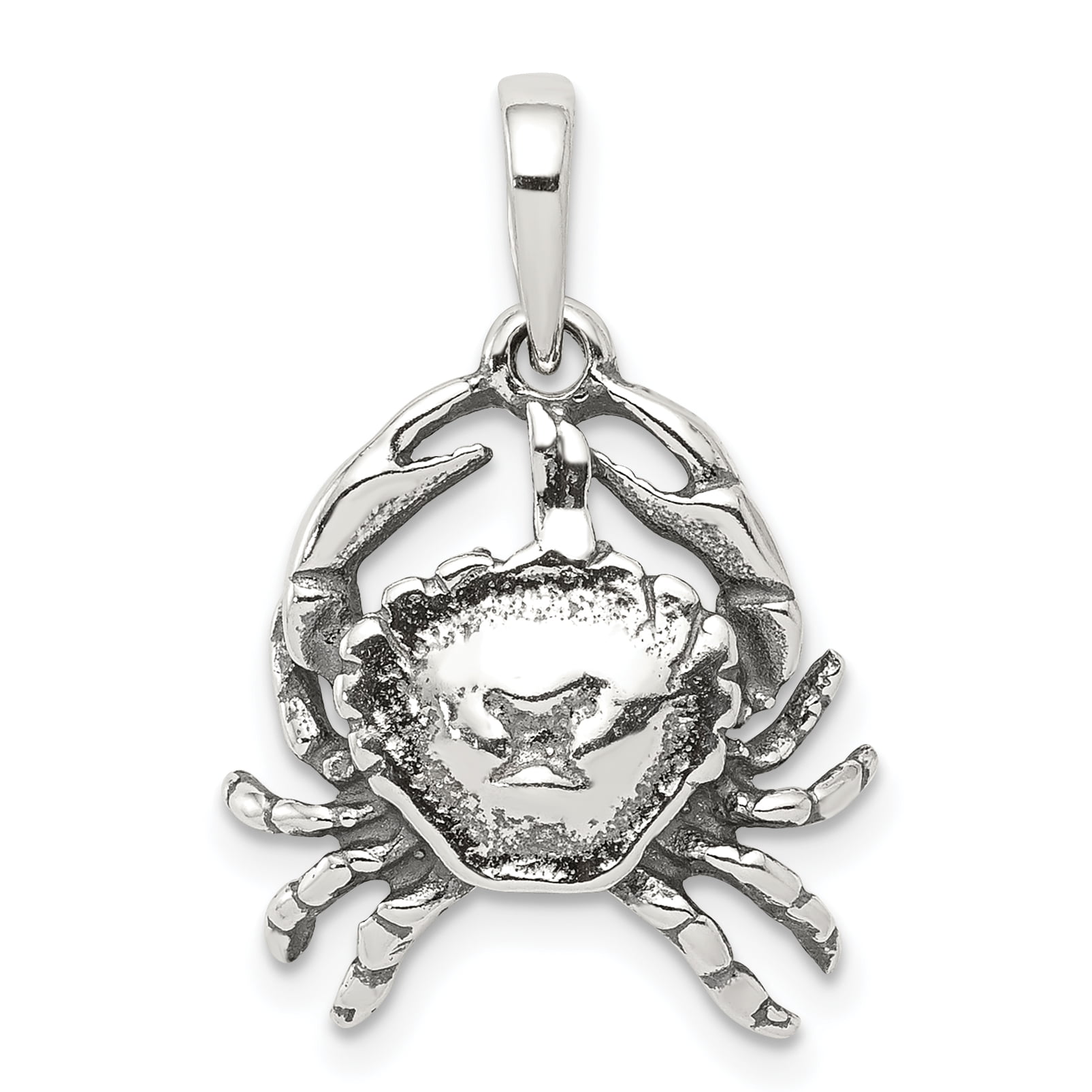 IceCarats - 925 Sterling Silver Cancer Pendant Charm Necklace Zodiac ...
