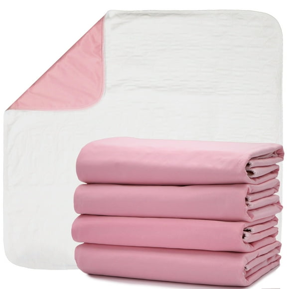 DMI Washable Underpads for Pets, Washable Pee Pads for Dogs, 34â³x 36â³ Pack of 4, Potty Pads for Furniture