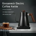 thumbnail image 3 of Electric Gooseneck Kettle 1200W Powerful and Fast Water Boiler Stainless, 3 of 8