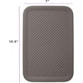 thumbnail image 2 of Superio Lid for Decorative Plastic Open Home Storage Bins Organizer Baskets, Medium Brown - for Organizing Closet Shelves Drawer Shelf - Ribbed Collection 5 Liter, 2 of 2