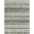 thumbnail image 2 of Balta Mercalli Diamond Stripe Indoor/Outdoor Area Rug Black 5'3" x 7' 5' x 8' Silver, Grey, 2 of 5