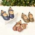 thumbnail image 3 of Girls Mary Jane Flats Toddler Kids School Uniform Party Dress Shoes(AG280 Blue/13M), 3 of 6