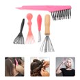 thumbnail image 1 of OUNONA 5Pcs Hair Styling Comb Barber Brush Kit Compact Lightweight For Barber Shop Use Home Use, 1 of 8