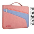 thumbnail image 2 of Polyester Fabric Multifunctional Sleeve Briefcase Handbag Case Cover for 13-13.3 Inch Laptop, Notebook, MacBook Air/Pro,Pink-Blue, 2 of 4
