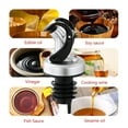 thumbnail image 5 of Olive Oil Bottle Pourer - Leak-Proof Silicone Stopper, Conical Spout, Fits Most /Vinegar Bottles, Food Grade, 5 of 6